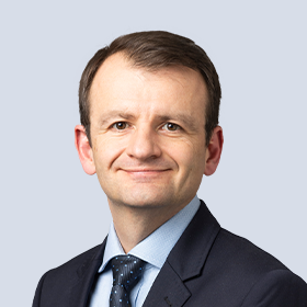 A portrait photograph of Brambles' Group Senior Vice President, Human Resources, Patrick Bradley