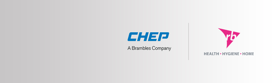 CHEP and Reckitt Benckiser logos
