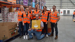 Brambles’ leaders volunteer at Foodbank