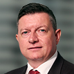 A portrait photograph of Brambles' Chief Transformation Officer, Craig Jones