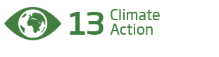 An image of the 13th Sustainability Goal, 'Climate Action'