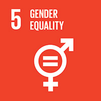 An image of the 5th Sustainability Goal, ' Gender Equality'