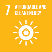 An image of the 7th Sustainability Goal, 'Affordable and Clean Energy'