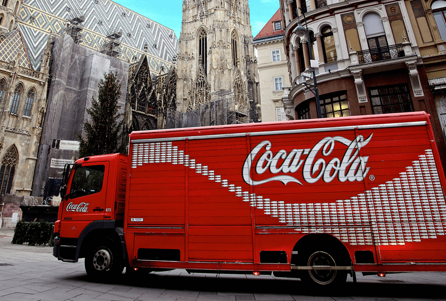 Coca cola truck